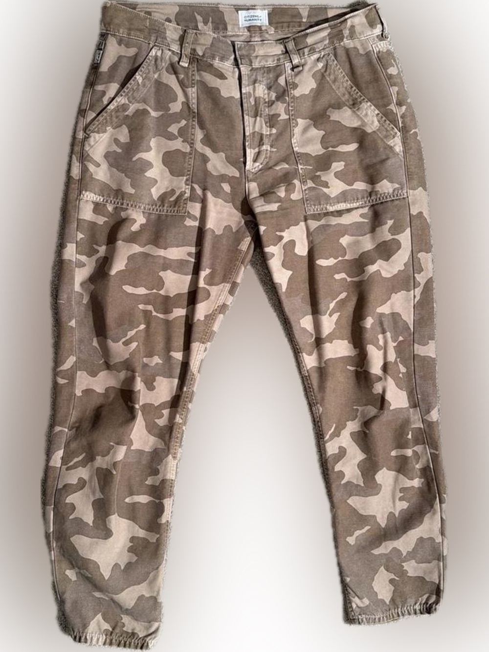 Citizens of Humanity Camo Cargo Jogger Pants Size 28